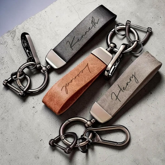 Llavero de Cuero Personalizado
