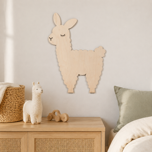 Decoración de pared Llama