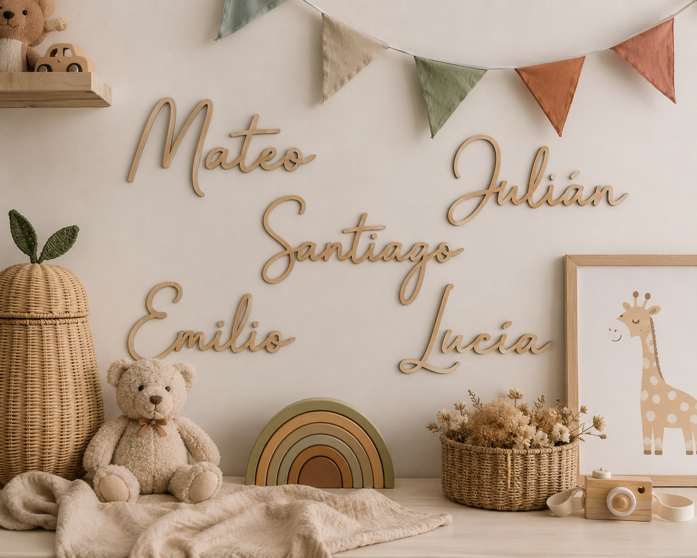 Decoración de Pared con Nombre Personalizado