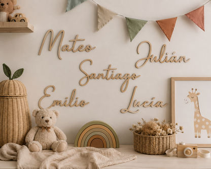 Decoración de Pared con Nombre Personalizado