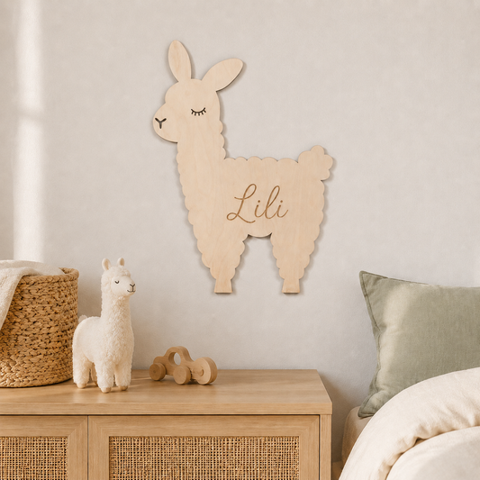 Decoración de pared Llama