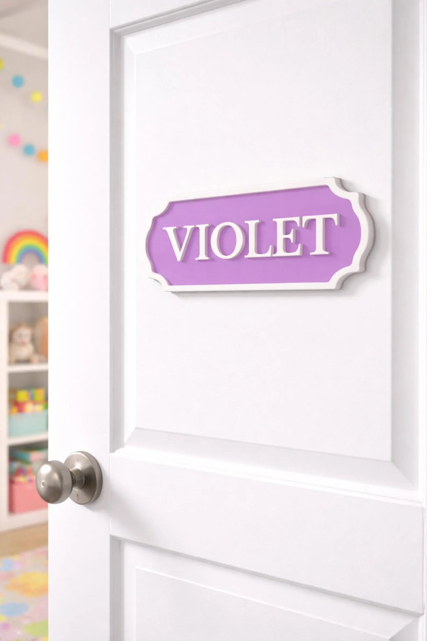 Nombre Personalizado en Acrílico para Habitación Infantil