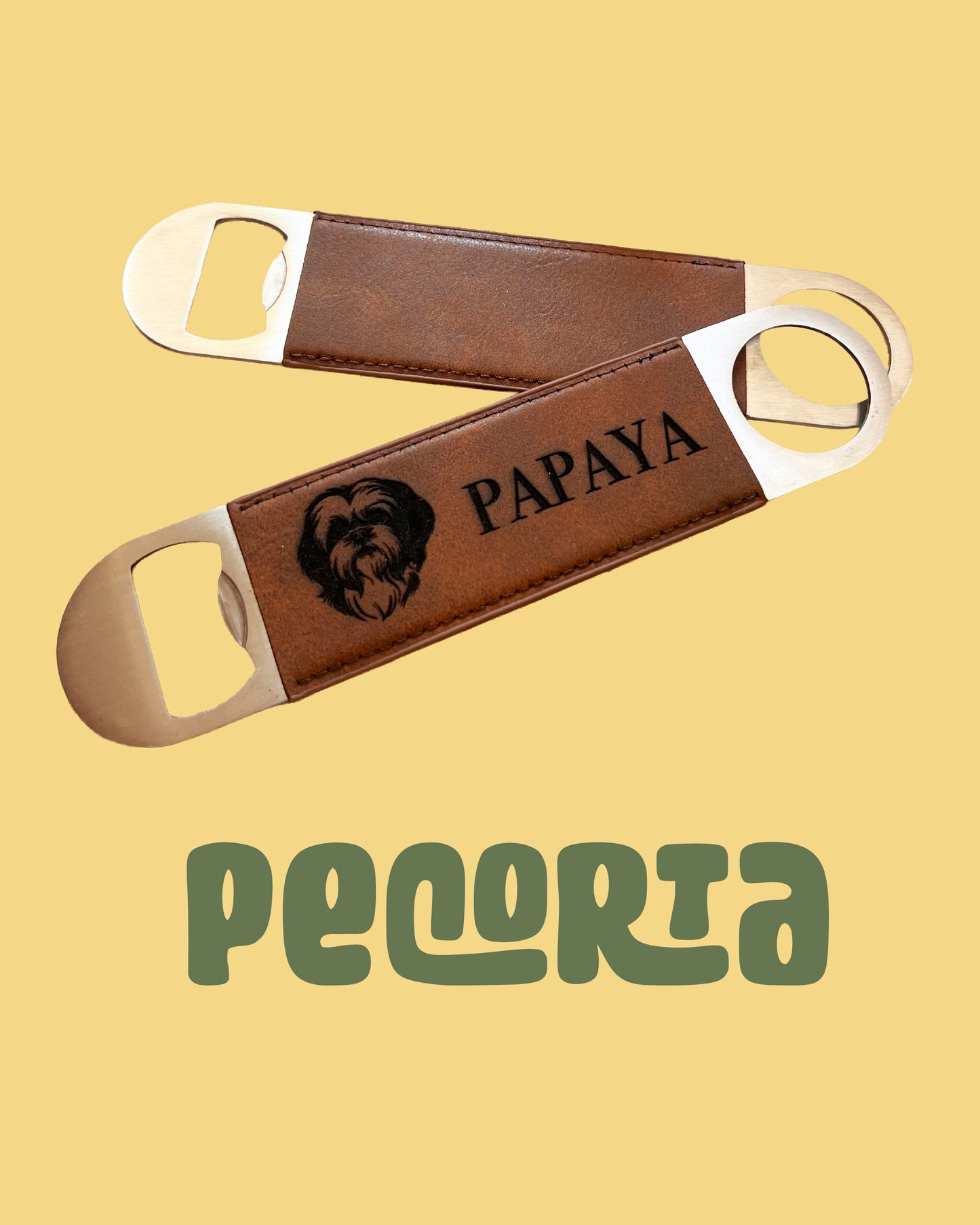 Destapador de botellas de ecocuero