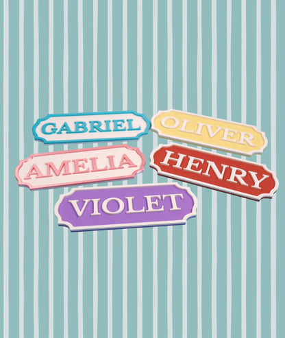Nombre Personalizado en Acrílico para Habitación Infantil